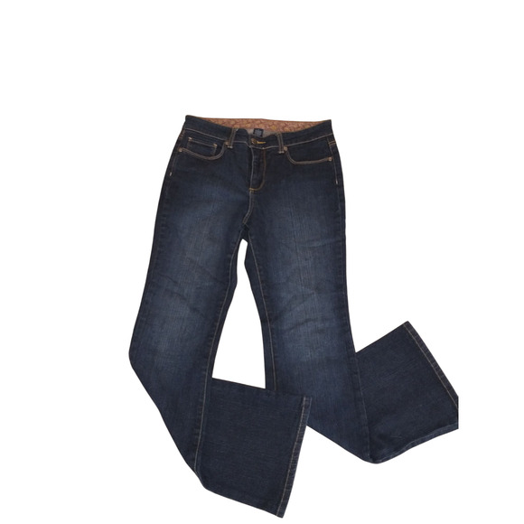 Vtg. AJ Women's Sz 6 Dark Wash Bootcut Jeans Denim Mid-rise Soft Girlfriend - Picture 4 of 7